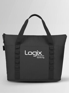 Logix Black Insulated Tote Bag Cooler~Beach 🏖️Picnic Pool ✨Tote With The Most✨